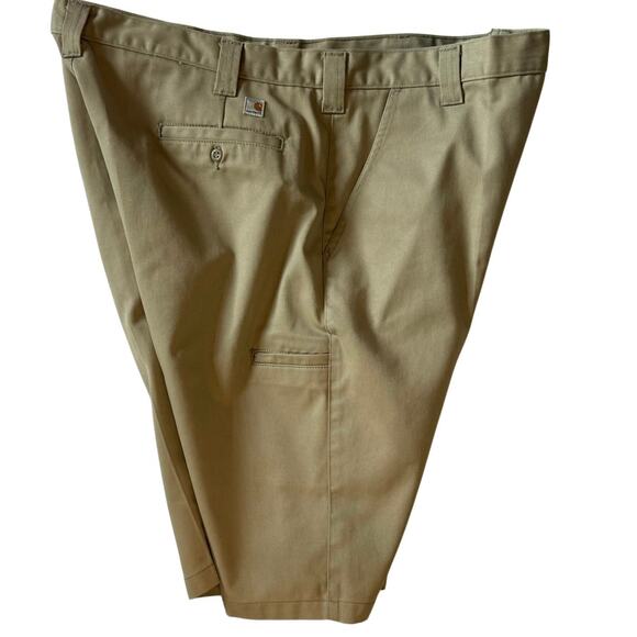 Carhartt B372 Khaki Twill Work Shorts Men’s 42 - Picture 3 of 8
